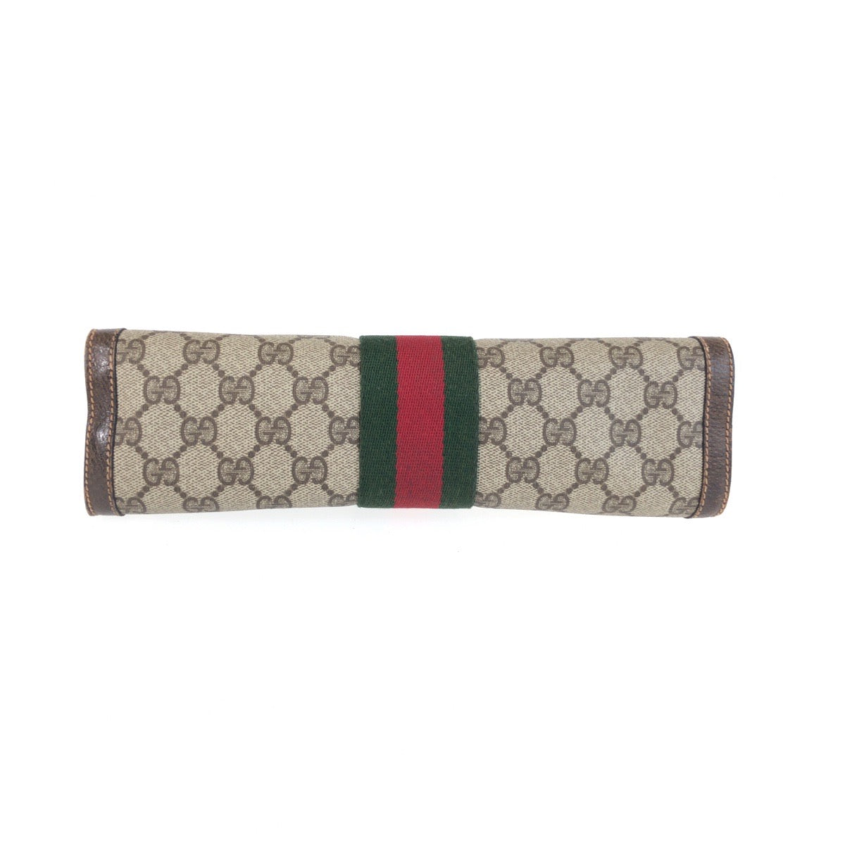 25672
GUCCI グッチ ヴィンテージ シェリーライン ブラウン ベージュ GGスプリームキャンバス / レザー 67 014 2125 クラッチバッグ セカンドバッグ メンズ ABP21