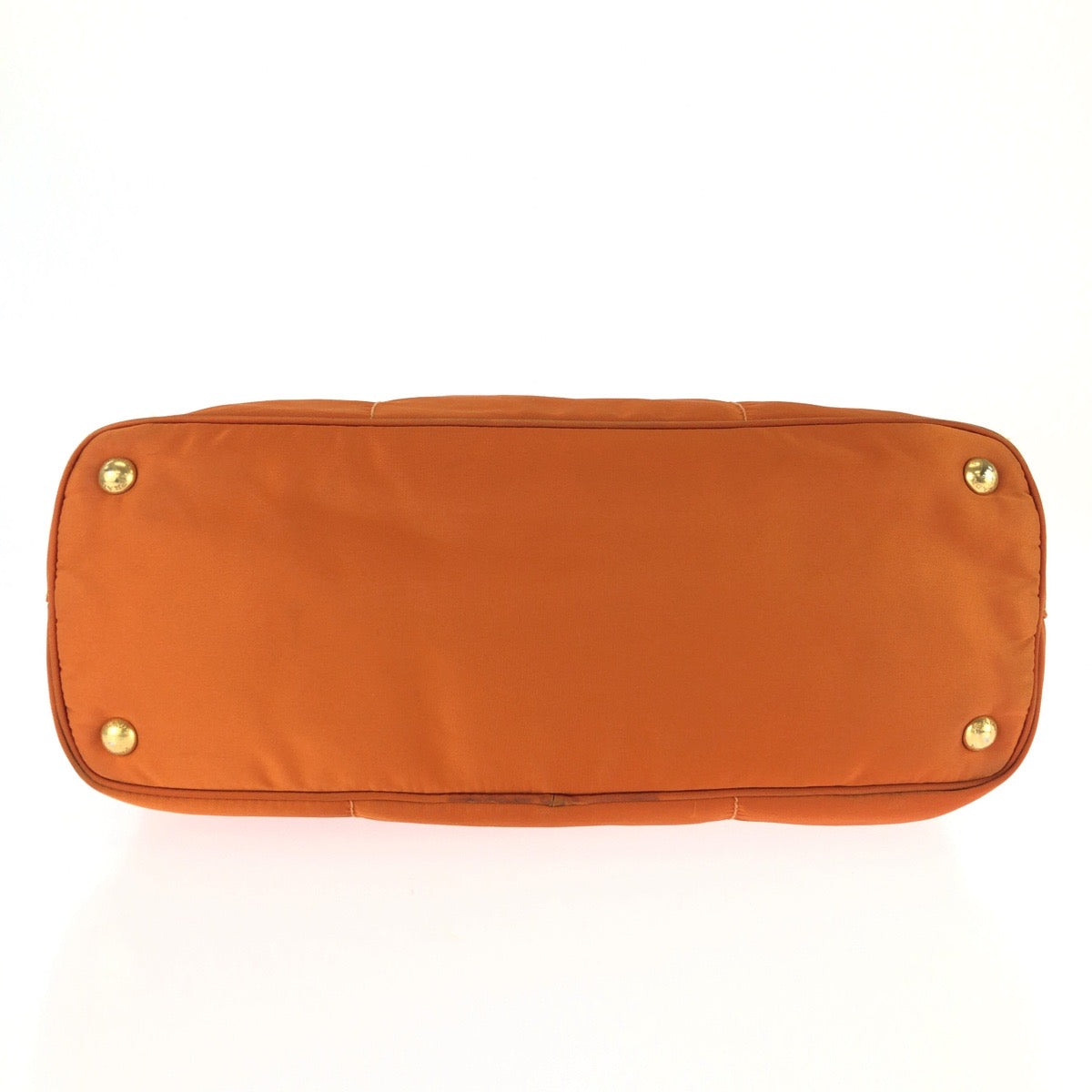 25728
PRADA プラダ テスート ロゴジャガード オレンジ ゴールド金具 ナイロン / レザー トートバッグ ショルダーバッグ レディース AB42