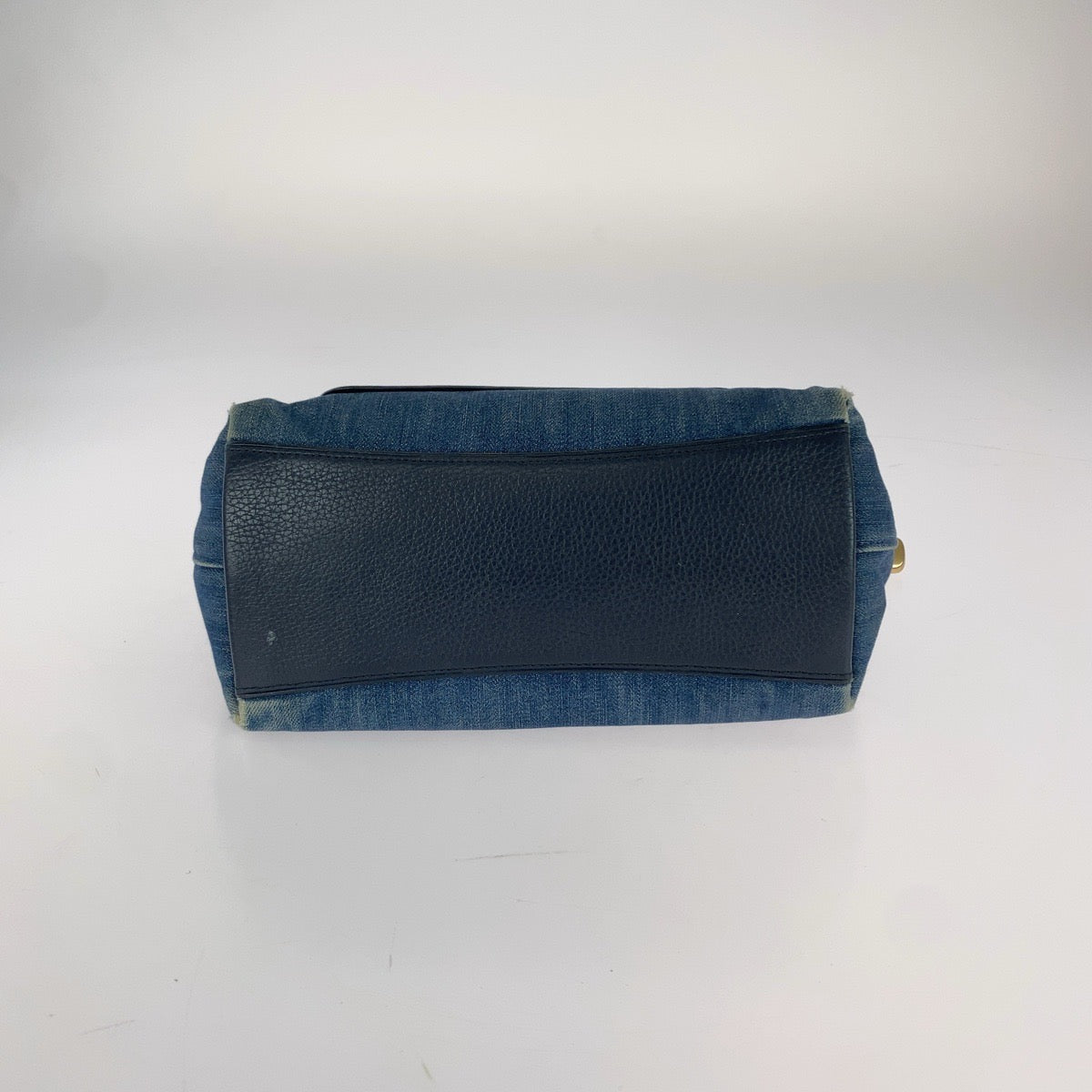 26041
COACH コーチ ミニ エマ サッチェル ブルー ネイビー ゴールド金具 レザー / デニム F44719 ハンドバッグ ショルダーバッグ レディース AB5