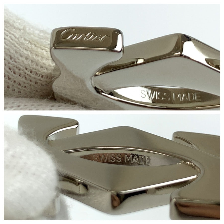 26128
CARTIER カルティエ 2C シルバー メタル チャーム キーホルダー レディース SA10