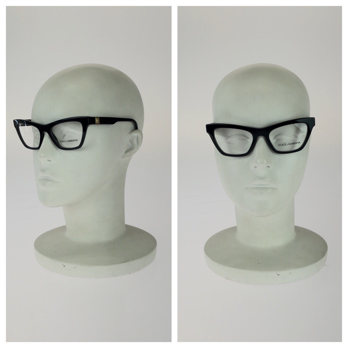 26133
DOLCE&GABBANA ドルチェアンドガッバーナ DGエッセンシャル サイズ51□19 ブラック 黒 ゴールド金具 メタル / プラスチック DG3359 501 メガネ レディース S13