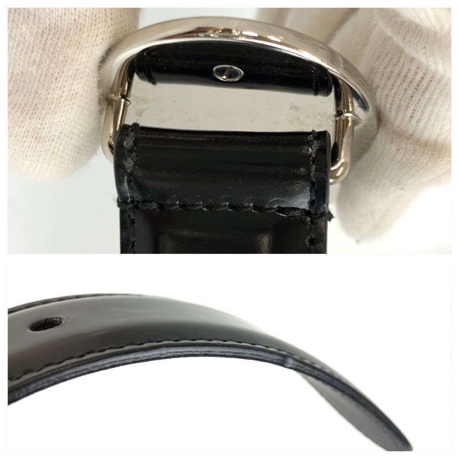 26138
GUCCI グッチ インターロッキングG 70cm/28インチ ブラック 黒 レザー 598092 ベルト 男女兼用 レディース A23