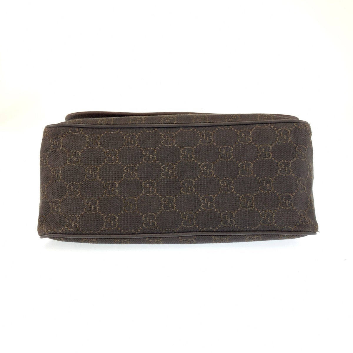 26232
GUCCI グッチ ブラウン GGキャンバス / レザー 28562 ショルダーバッグ ポシェット レディース ABP30