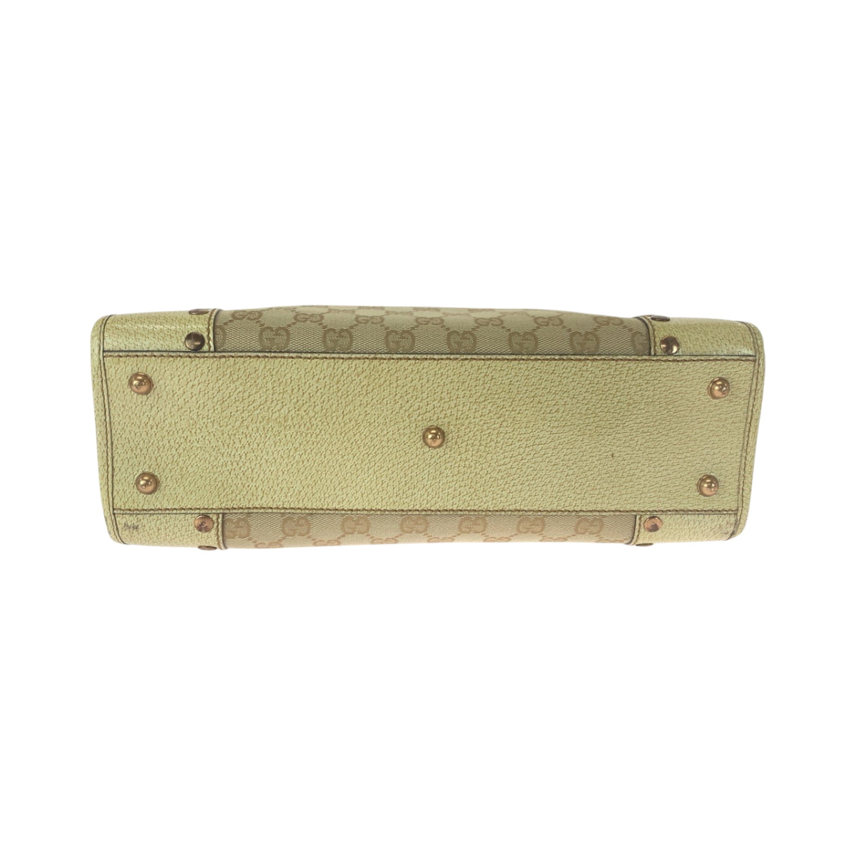 26283
GUCCI グッチ スタッズ ベージュ アイボリー ゴールド金具 GGキャンバス 124260 トートバッグ ハンドバッグ ショルダーバッグ レディース ABP40
