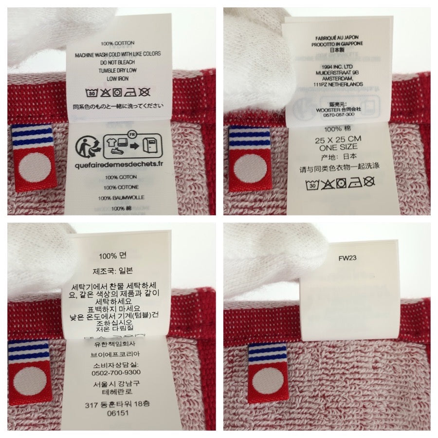 26373
Supreme シュプリーム 今治タオル 2枚セット レッド ブラック コットン ポケットタオル ハンドタオル メンズ N