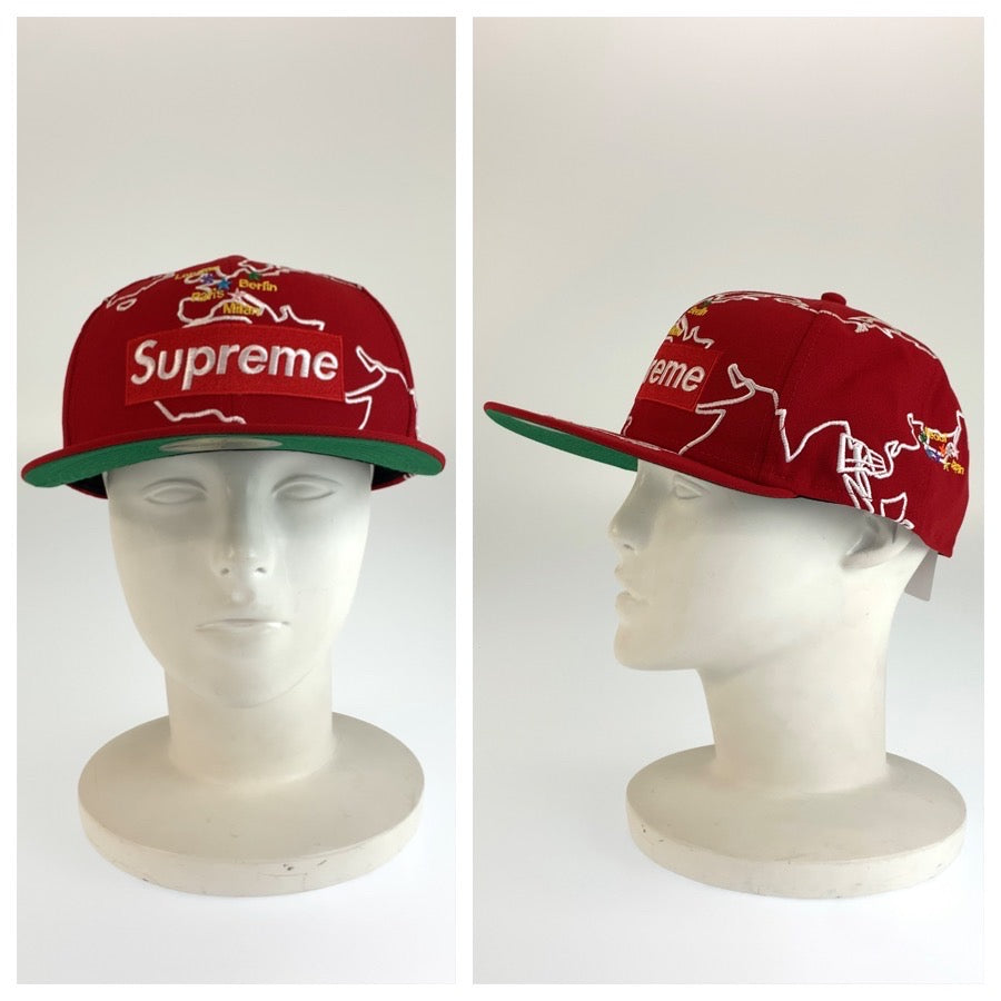 26381
Supreme シュプリーム Worldwide Box Logo New Era サイズ 7 1/2 59.6cm レッド ポリエステル キャップ メンズ N