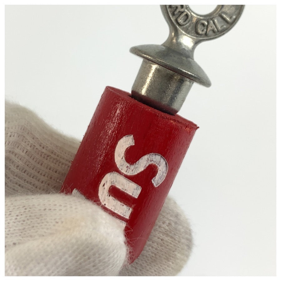 26396
Supreme シュプリーム Audubon Bird Call レッド シルバー金具 ウッド / メタル キーホルダー 鳥笛 メンズ A