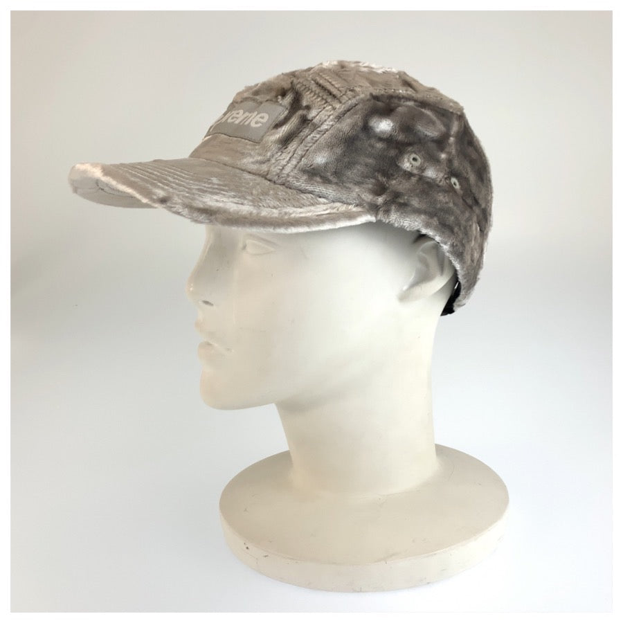 26419
Supreme シュプリーム Crushed Velvet Camp Cap グレー レーヨン / ポリエステル / コットン キャップ 帽子 メンズ SA