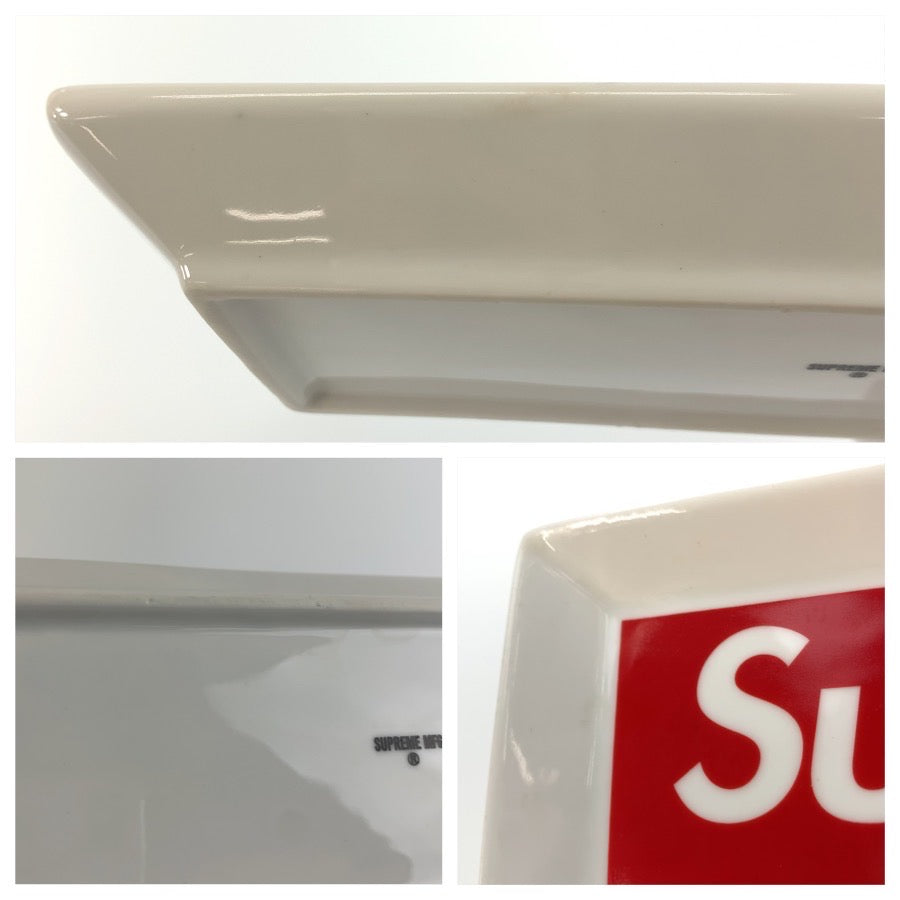 26426
Supreme シュプリーム ceramic tray ホワイト レッド セラミック トレイ 小物入れ お皿 メンズ SA