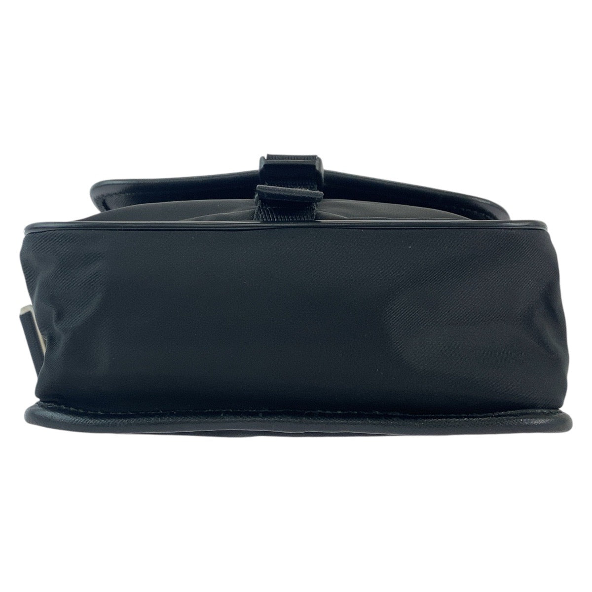 26451
PRADA プラダ テスート 三角ロゴプレート ブラック 黒 シルバー金具 ナイロン ショルダーバッグ メッセンジャーバッグ メンズ AB