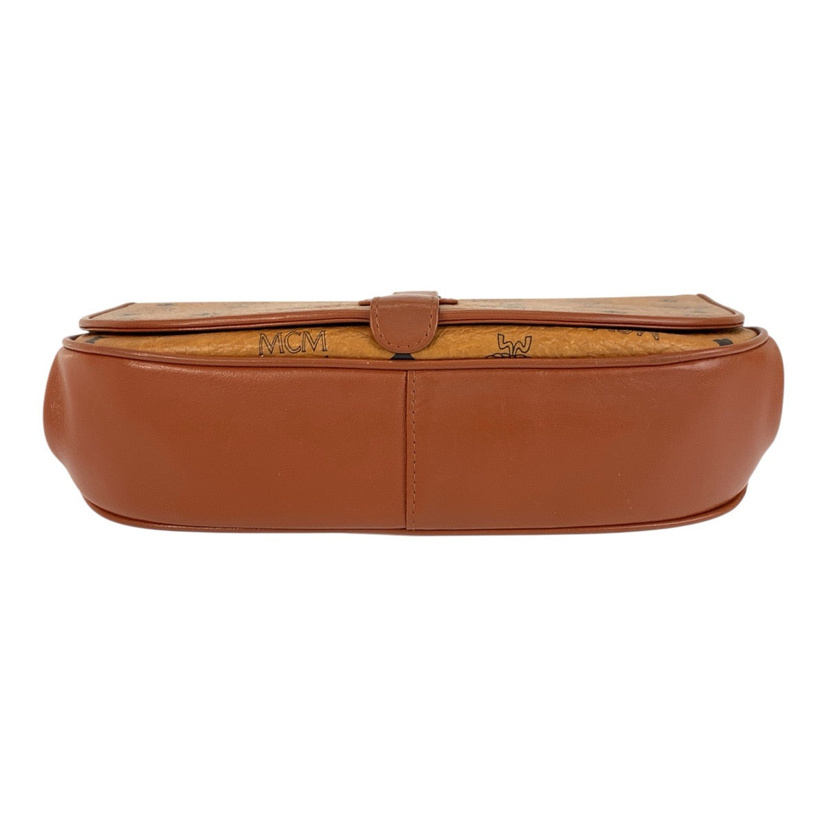 26508
MCM エム シー エム ヴィンテージ ヴィセトス ブラウン ゴールド金具 レザー ショルダーバッグ ポシェット レディース ABP28
