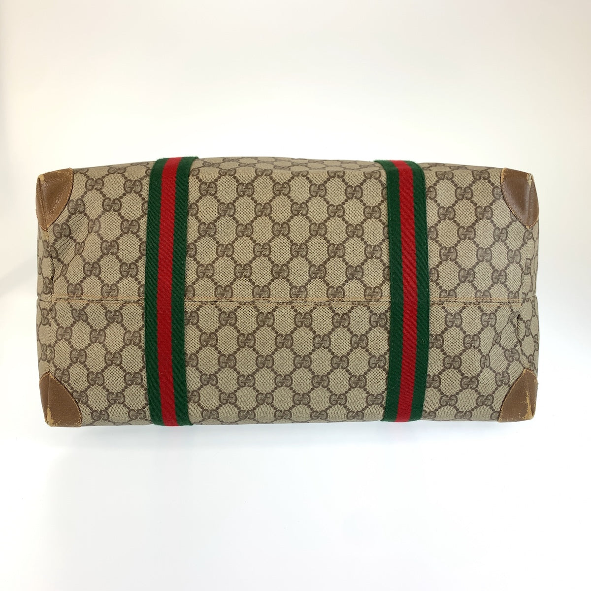 26614
GUCCI グッチ ヴィンテージ シェリーライン ベージュ ブラウン GGスプリームキャンバス / レザー 89 19 012 ボストンバッグ トートバッグ レディース AB37
