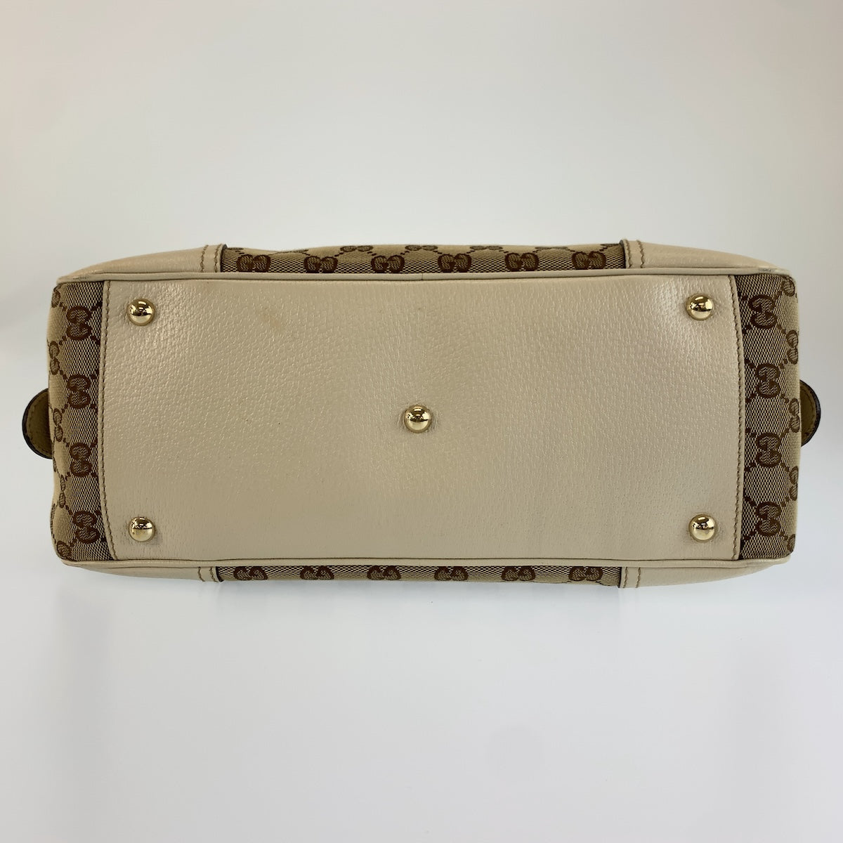26666
GUCCI グッチ プリンシー ベージュ アイボリー ゴールド金具 GGキャンバス / レザー 161720 ショルダーバッグ ミニボストンバッグ レディース ABP42
