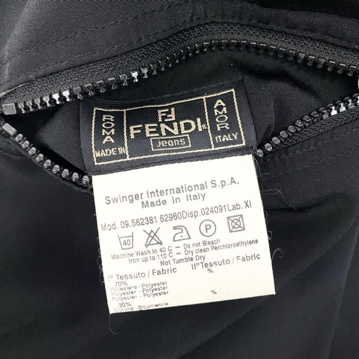 FENDI フェンディ フェンディジーンズ ブラウン ポリエステル / コットン その他アウター レディース AB