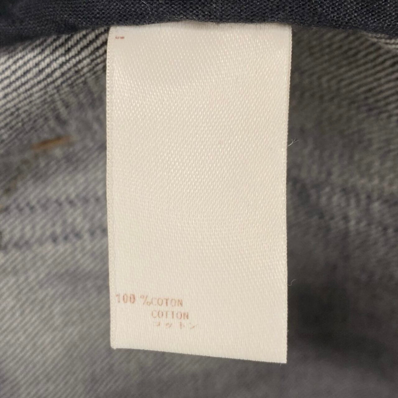 LOUIS VUITTON ルイヴィトン モノグラムデニムミニスカート ブラック コットン ミニスカート レディース ABP