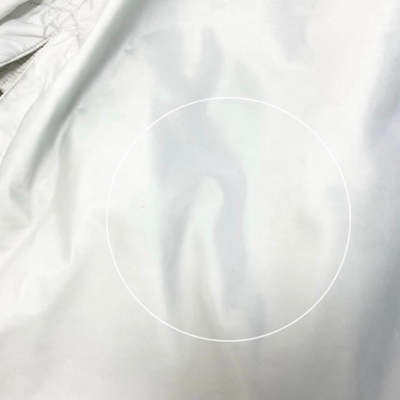 Rick Owens リックオウエンス ダークシャドウ モッズコート ナイロンジャケット オフホワイト ナイロン / ポリエステル モッズコート メンズ B