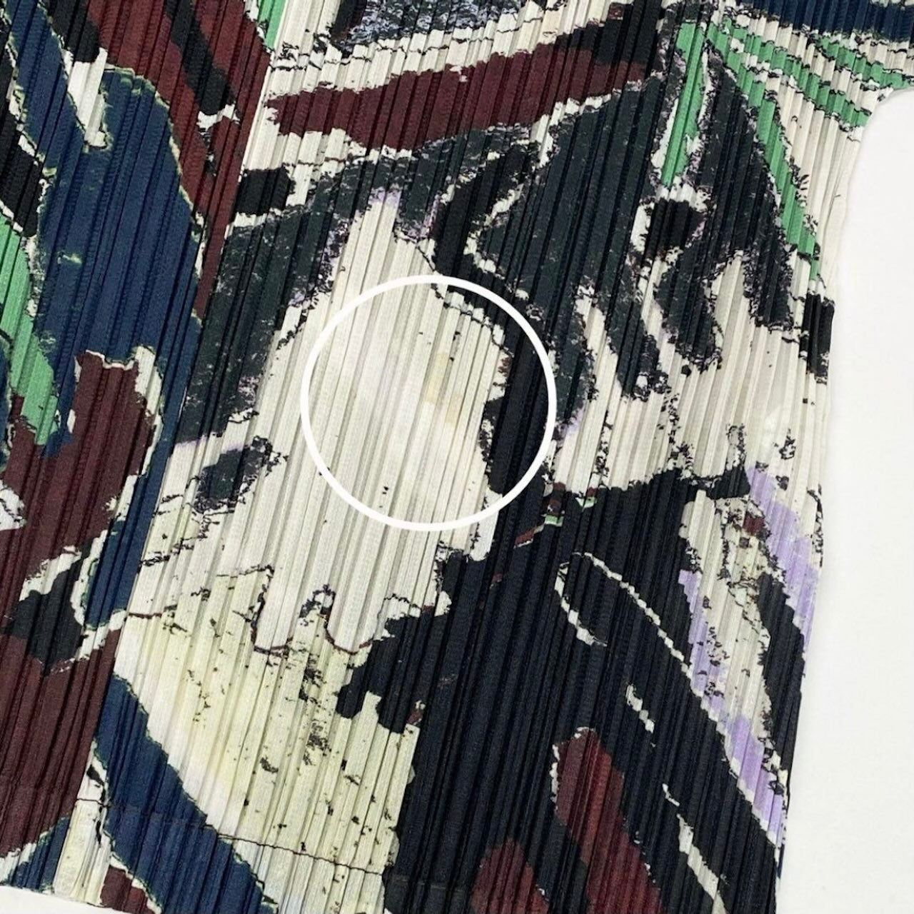 PLEATS PLEASE プリーツプリーズ イッセイミヤケ 長袖カットソー プリーツ トップス マルチカラー ポリエステル カットソー レディース B
