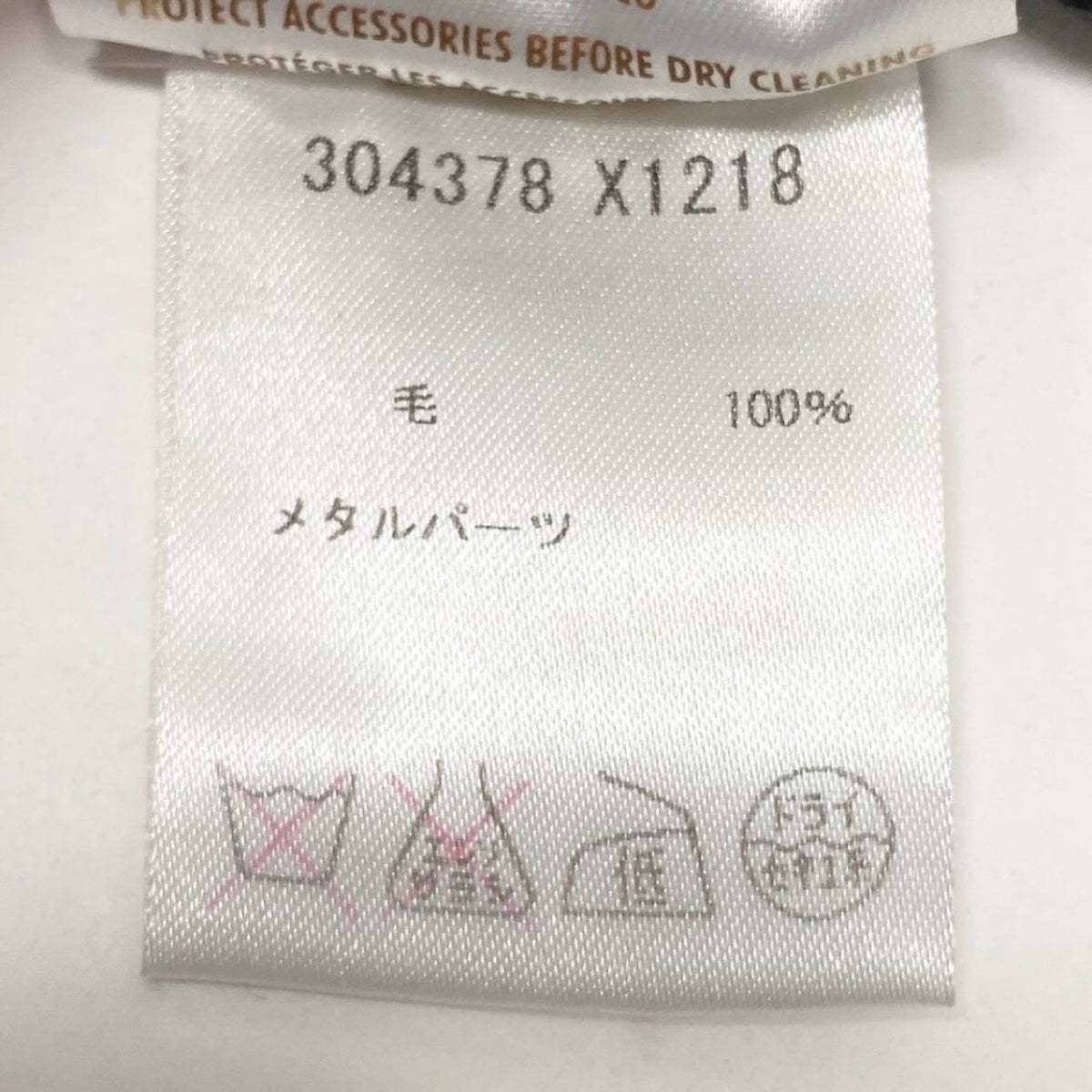 GUCCI グッチ ドローコード タートルネックニット ブラック ウール / メタル ニット レディース ABP