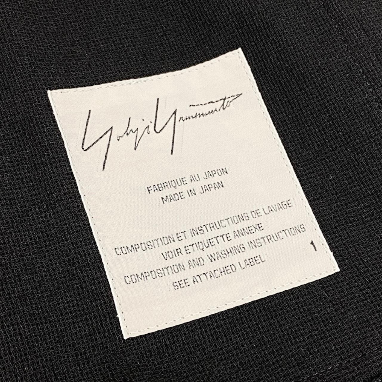 Yohji Yamamoto ヨウジヤマモト ハーフジップ シアーロングコート ロングジャケット ブラック ウール その他アウター レディース ABP