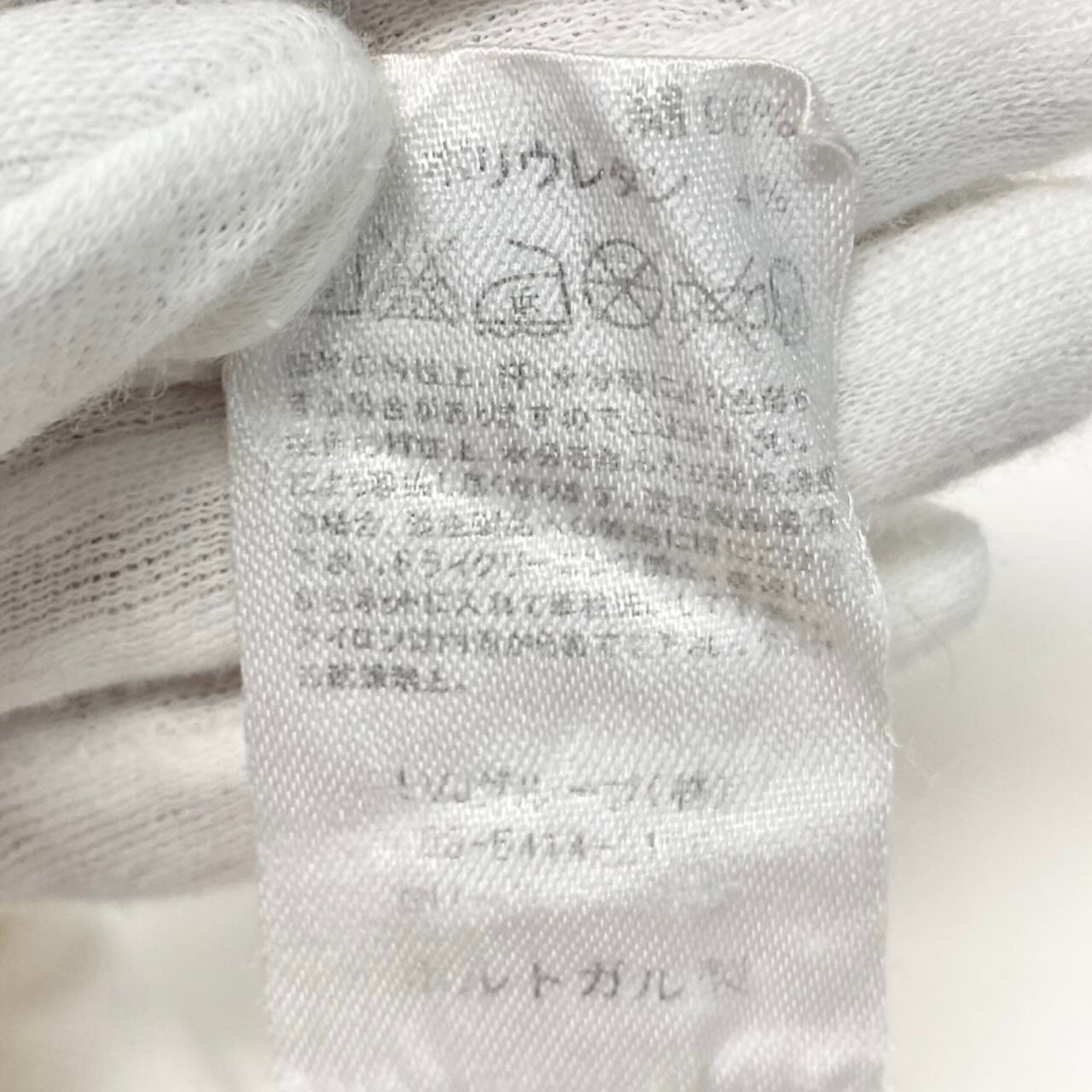 CELINE セリーヌ 半袖 馬車ロゴ刺繍 パフスリーブ ホワイト コットン / ポリウレタン ポロシャツ レディース AB
