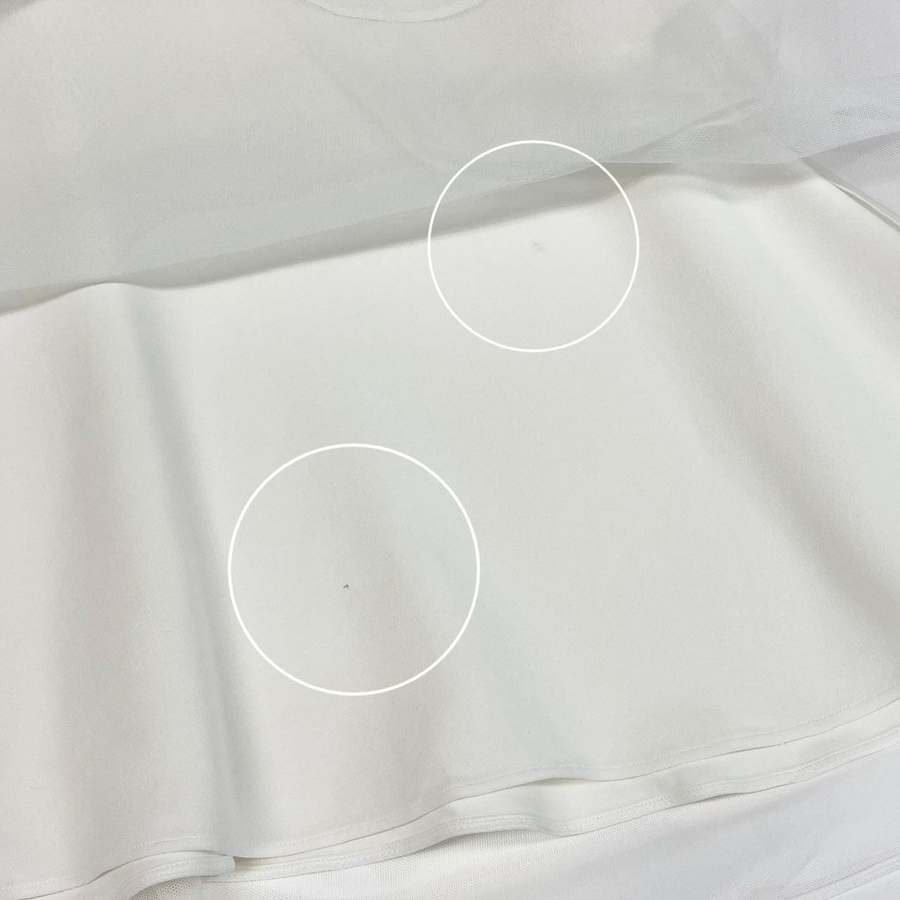 GIVENCHY ジバンシィ 2023SS チュールレイヤードドレス ホワイト レーヨン / ポリウレタン / シルク コットン ワンピース レディース A