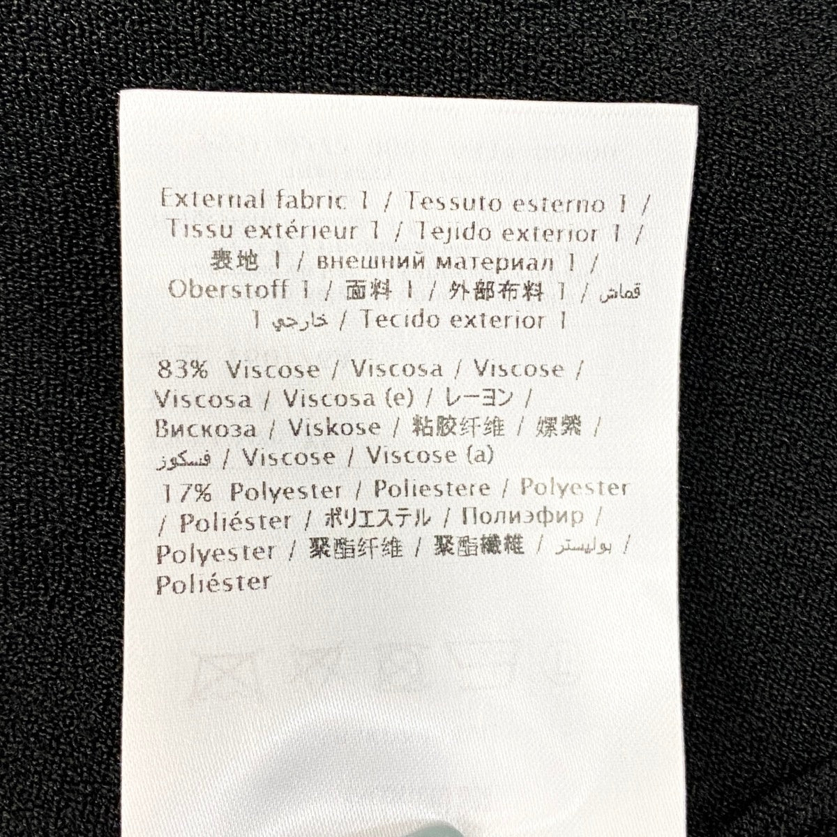 VALENTINO ヴァレンティノ レースデザイン タイトニットドレス ブラック コットン / レーヨン / ナイロン ワンピース レディース AB