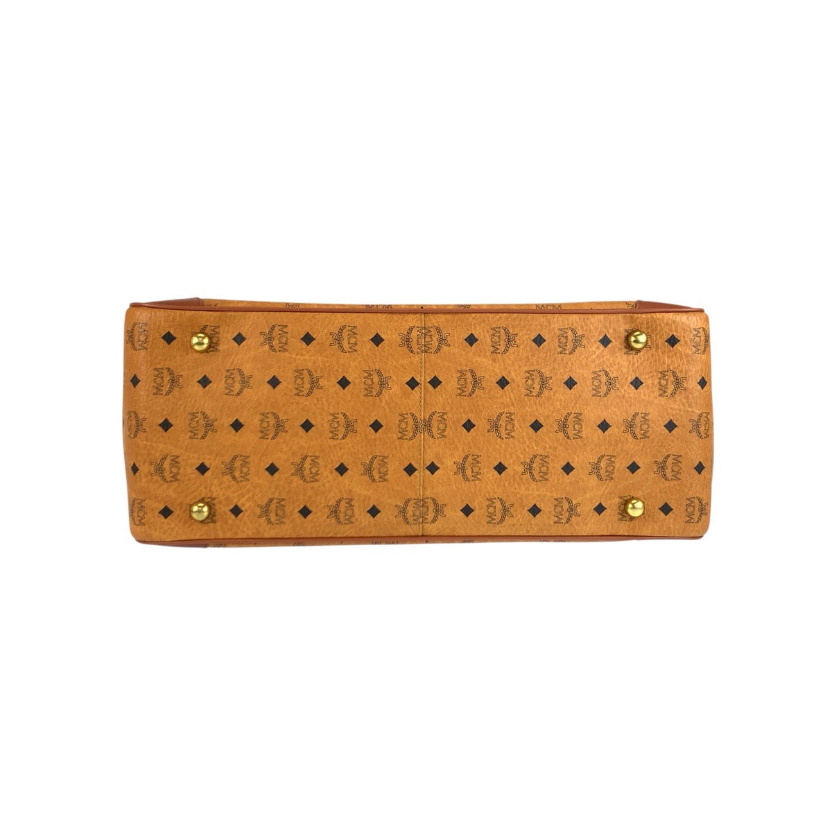 24451
MCM エム シー エム ヴィンテージ ヴィセトス ブラウン コニャック ゴールド金具 レザー ボストンバッグ ショルダーバッグ 2WAY メンズ SA100