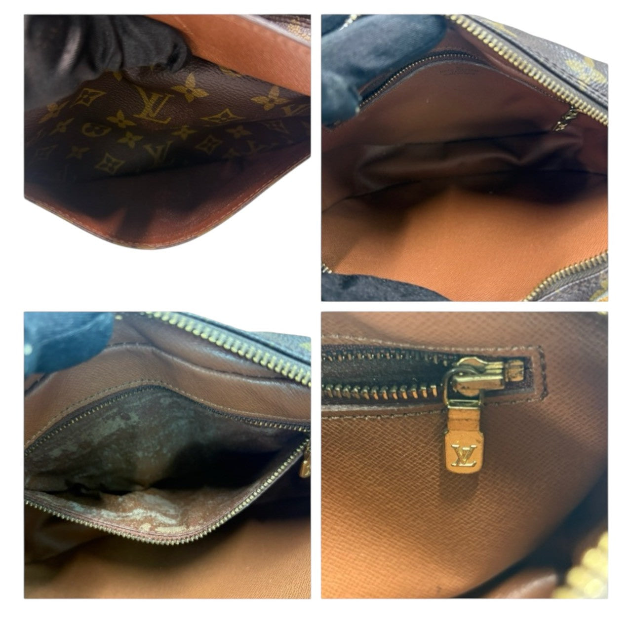 LOUIS VUITTON Monogram Jeune Fille Brown Gold Hardware PVC / Leather M51227 Shoulder Bag Ladies B