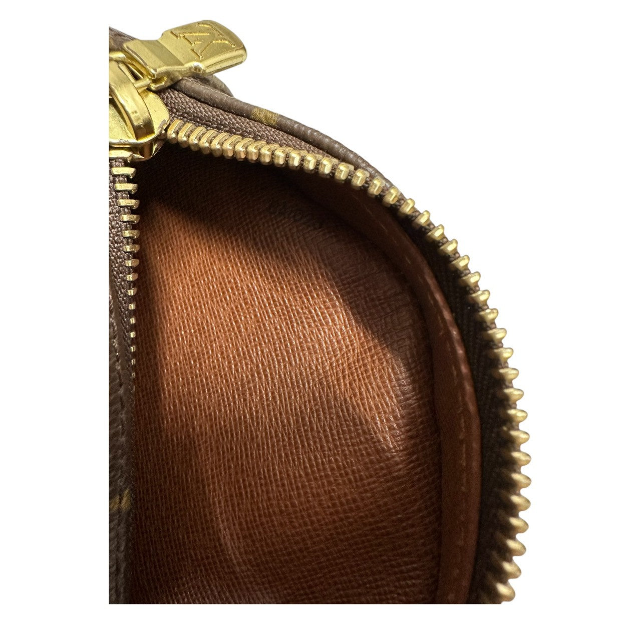 LOUIS VUITTON ルイヴィトン モノグラム ブロア ブラウン ゴールド金具 PVC M51221 ショルダーバッグ レディース BC
