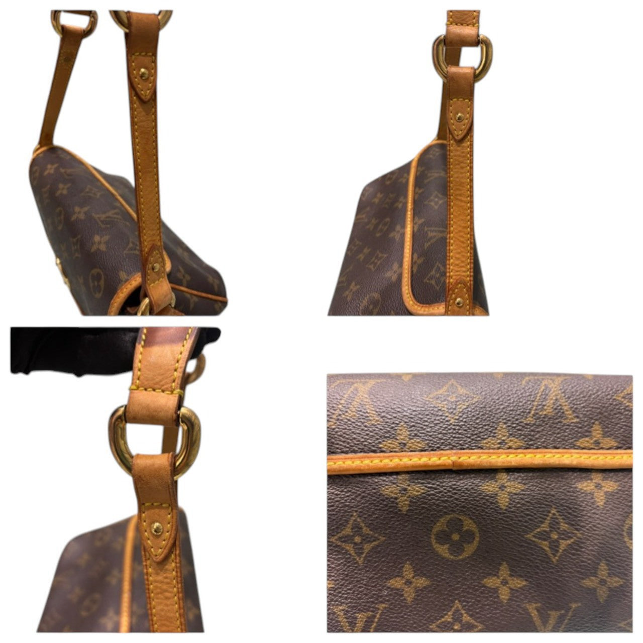 LOUIS VUITTON ルイヴィトン モノグラム ティカルPM ブラウン ゴールド金具 PVC / レザー M40078 ショルダーバッグ レディース B