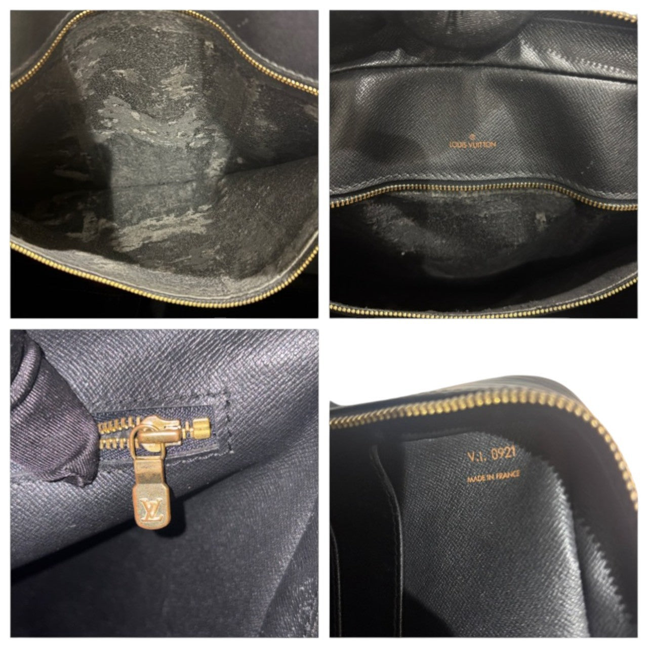 LOUIS VUITTON ルイヴィトン エピ ポルトドキュマン ヴォワヤージュ ブラック レザー M59092 ビジネスバッグ メンズ B