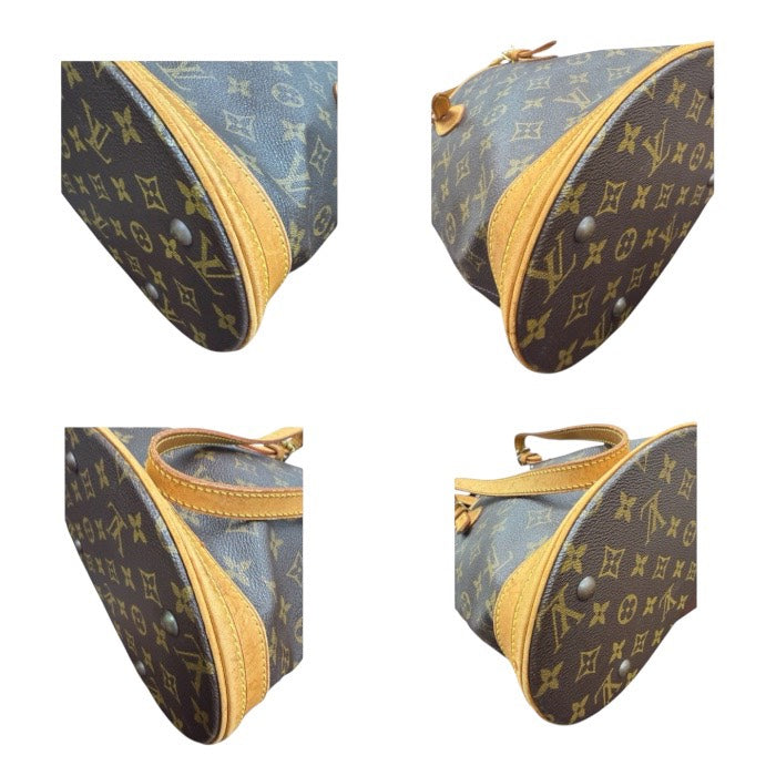 LOUIS VUITTON ルイヴィトン モノグラム ブラウン ゴールド金具 PVC / レザー M42238 トートバッグ レディース ABP