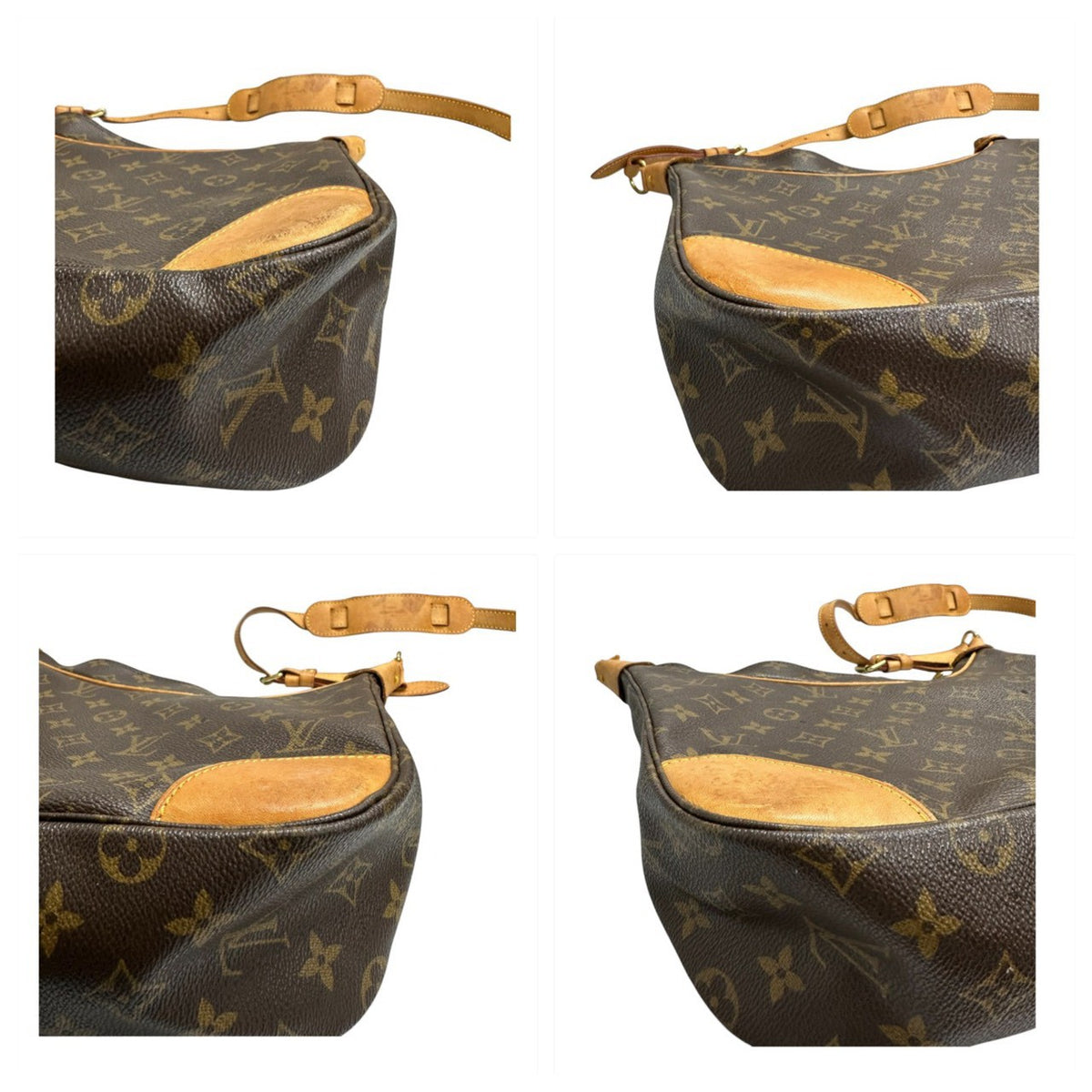 LOUIS VUITTON ルイヴィトン モノグラム ブラウン ゴールド金具 PVC M51265 ショルダーバッグ レディース AB