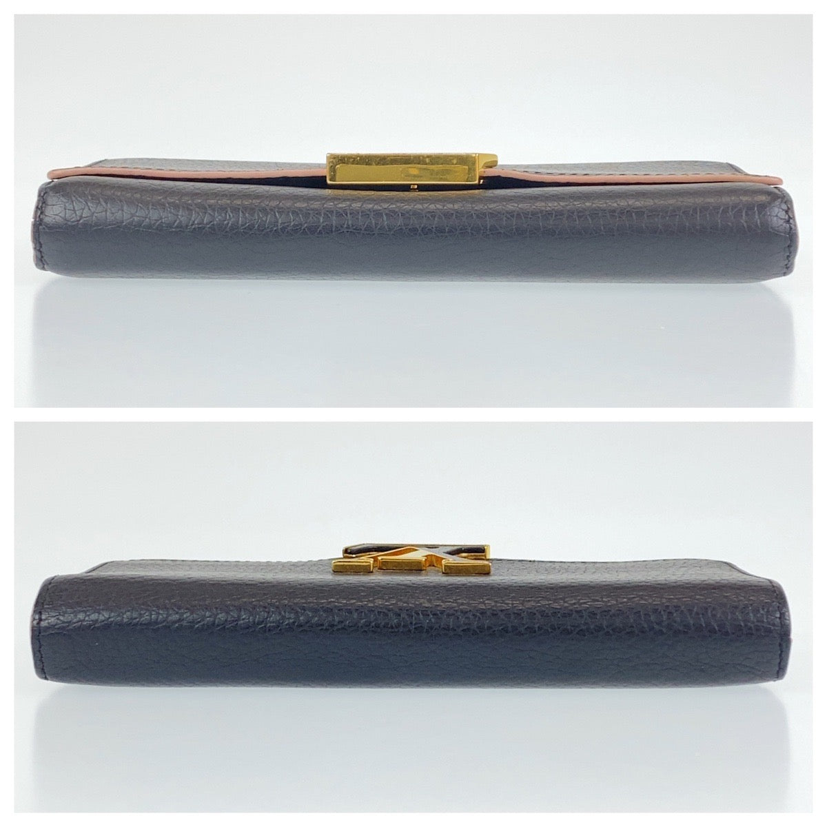 B-061
LOUIS VUITTON ルイヴィトン トリヨン ポルトフォイユ カプシーヌ ノワール ブラック レザー M61248 長財布 札入れ レディース