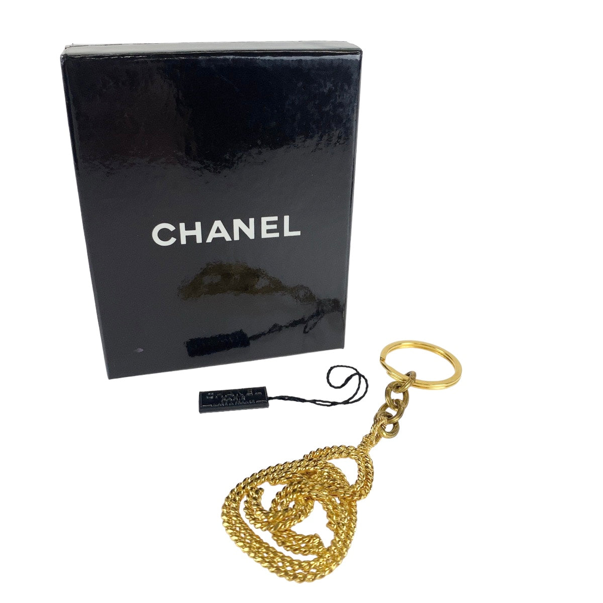B-076
CHANEL シャネル ココマーク ゴールド 金 メタル キーホルダー キーチャーム レディース