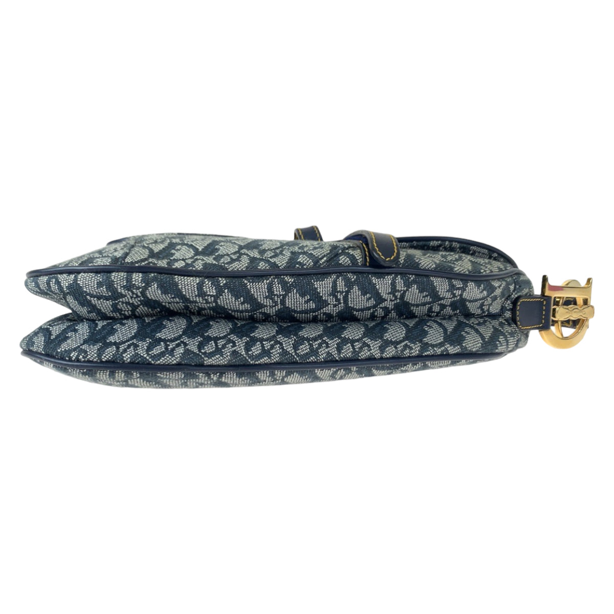 H-0393
Christian Dior クリスチャンディオール トロッター サドルバッグ ネイビー 紺 ゴールド金具 キャンバス ショルダーバッグ ハンドバッグ アクセサリーポーチ レディース