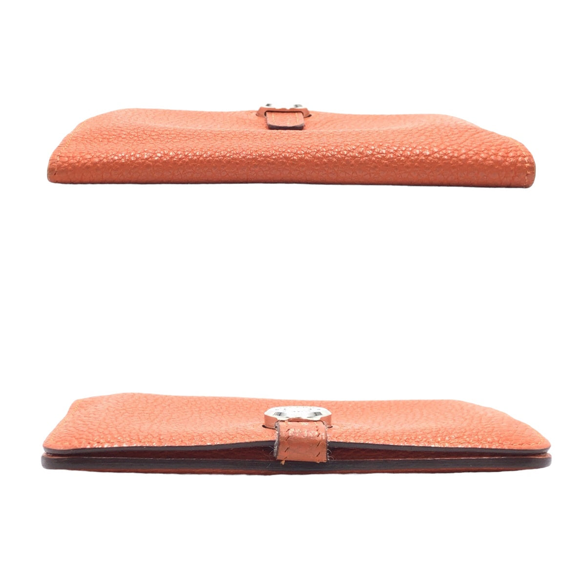 HERMES エルメス ドゴンコンパクト 男女兼用 テールバテュー シルバー金具 トゴ ◻︎H 二つ折り財布 コンパクトウォレット メンズ