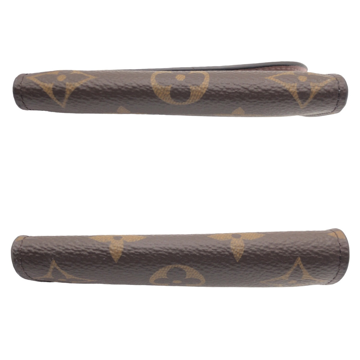 LOUIS VUITTON Louis Vuitton Monogram Portemonnay Rosalie Brown Pink PVC M62361 Bi-fold wallet Billfold Women's