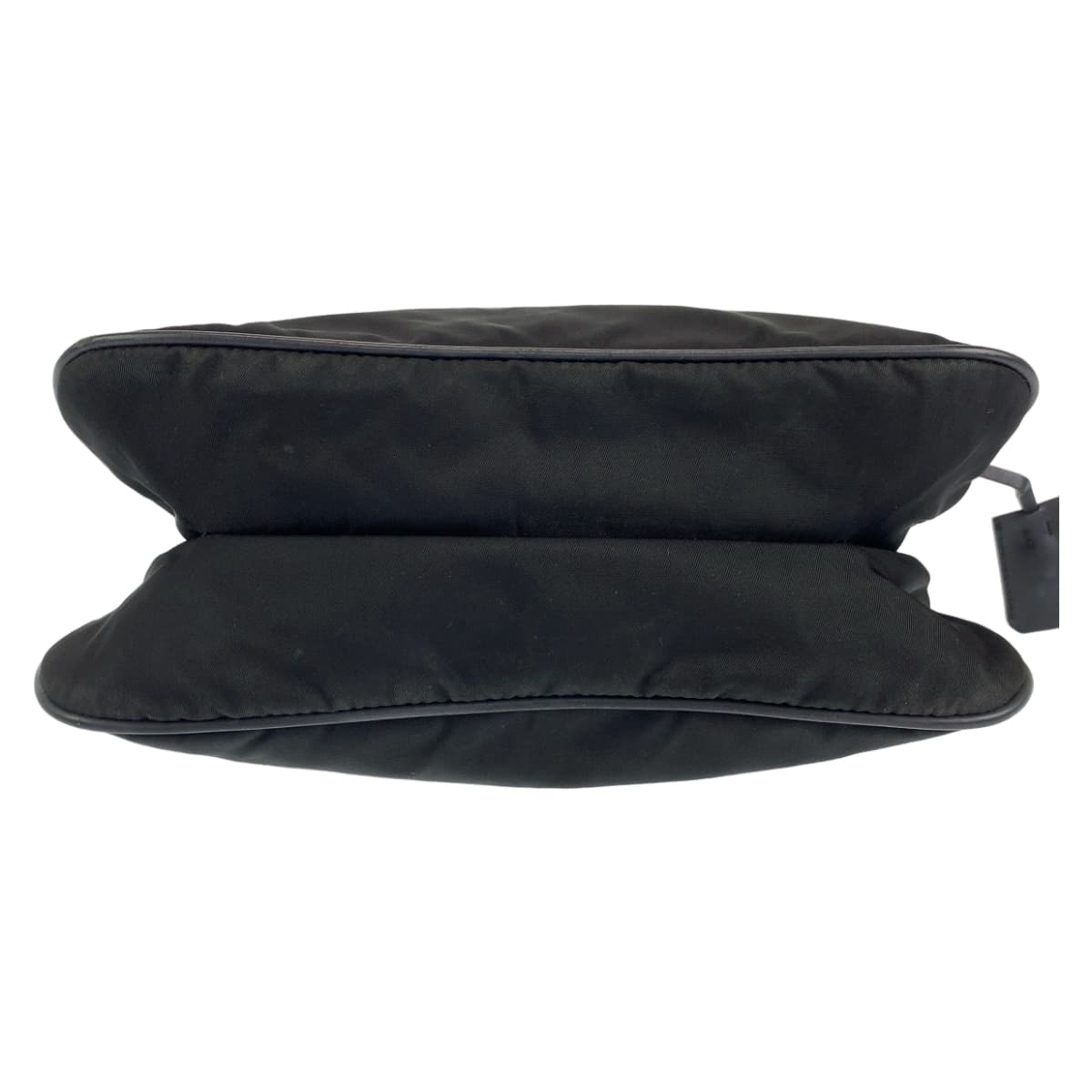 PRADA Tessuto Black Gold Hardware Nylon BT0222 Shoulder Bag Crossbody Bag for Women