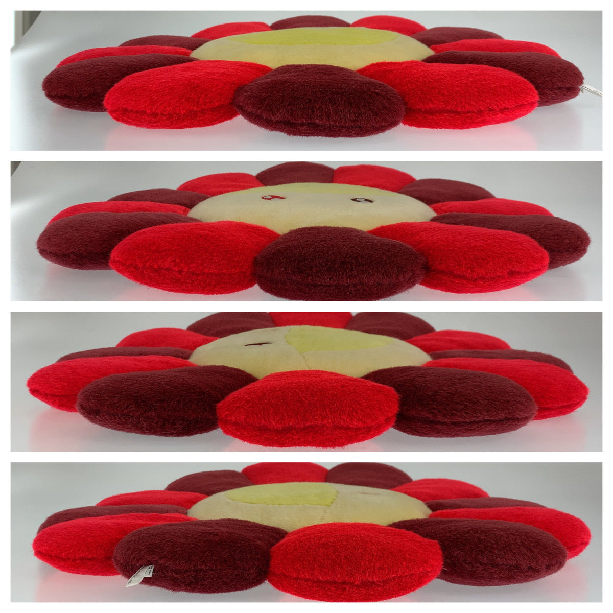 カイカイキキ kaikaikiki 村上隆 レッド 赤 ボルドー コットン フラワークッション ピロー レディース