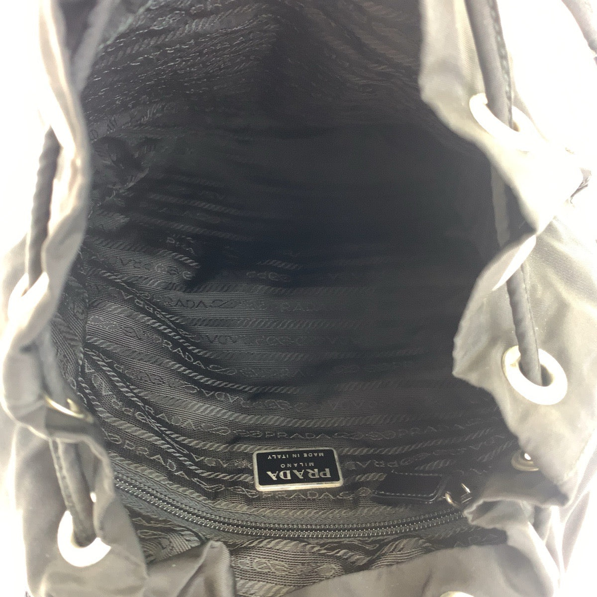PRADA Prada Tessuto Black Nylon Backpack for Women