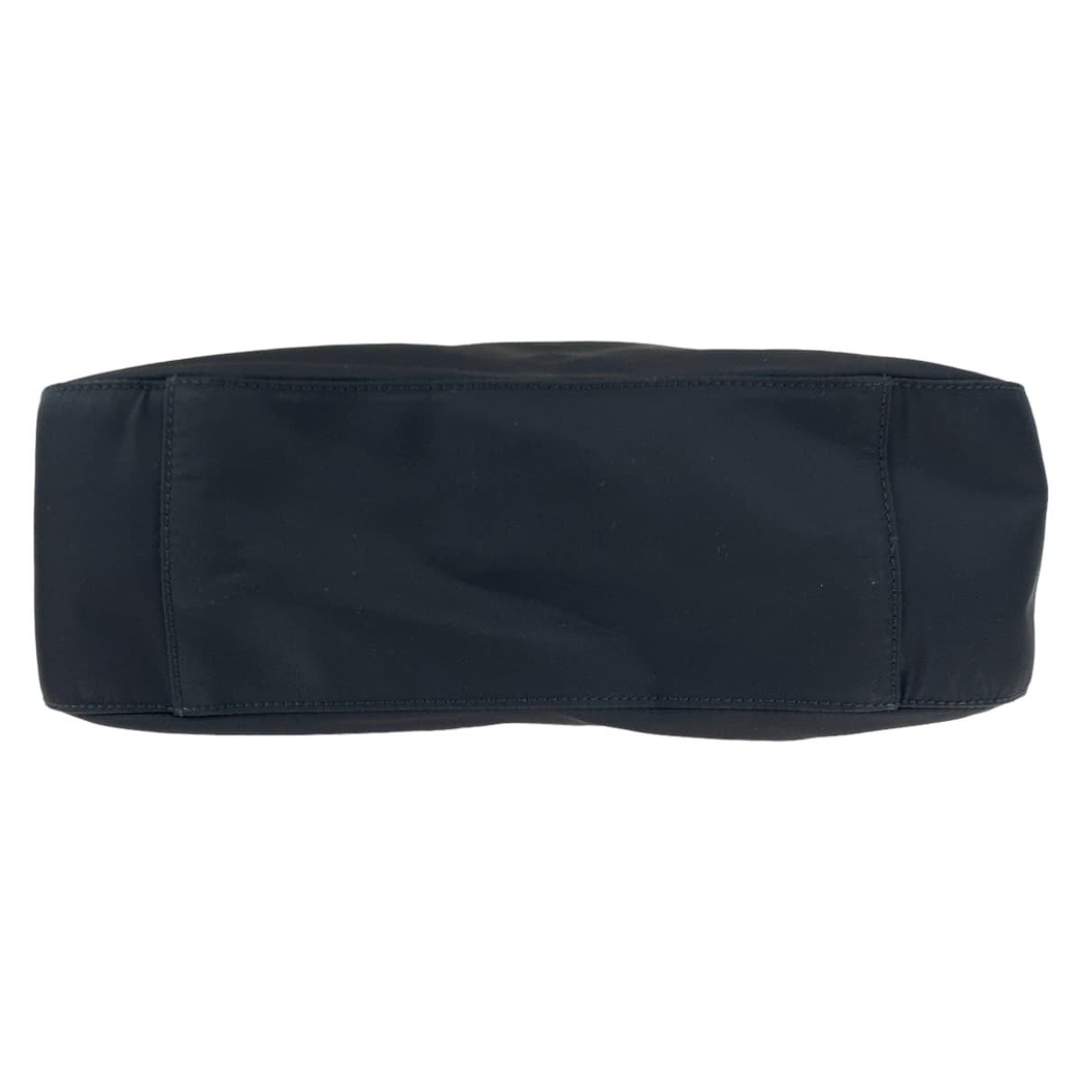 PRADA Prada Tessuto Plastic Handle Black Nylon Handbag Tote Bag for Women