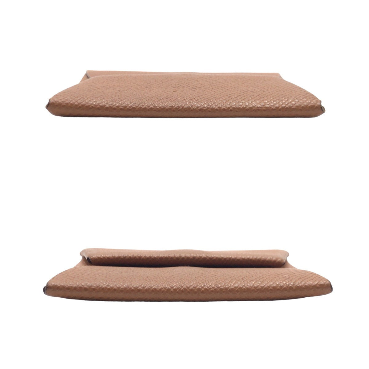 HERMES エルメス バスティア ゴールド ブラウン 茶 ゴールド金具 ヴォーエプソン コインケース コンパクトウォレット U刻印 レディース