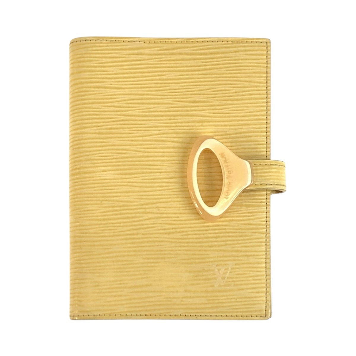 LOUIS VUITTON ルイヴィトン エピ アジェンダPM ヴァニーユ イエロー ゴールド金具 レザー R2009A 手帳カバー 男女兼用 レディース AB13