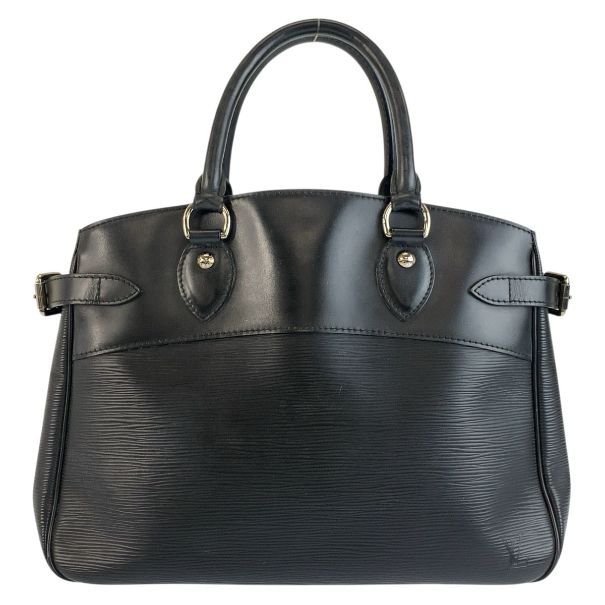 LOUIS VUITTON ルイヴィトン エピ パッシィPM ノワール ブラック 黒 シルバー金具 レザー M59262 ハンドバッグ トートバッグ レディース AB42