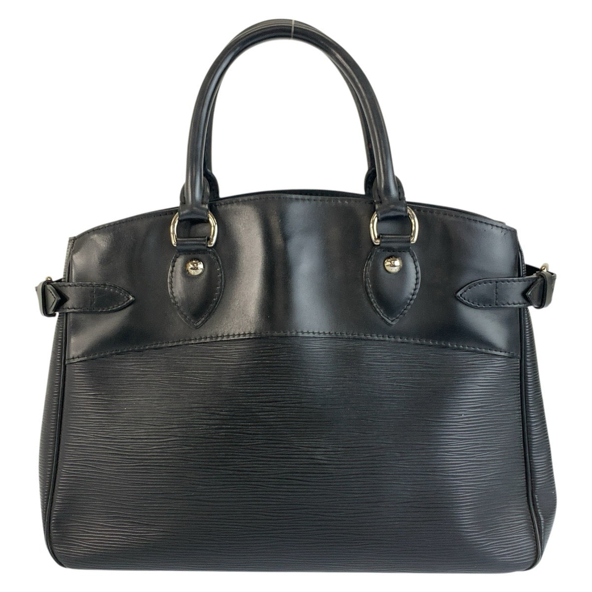 LOUIS VUITTON ルイヴィトン エピ パッシィPM ノワール ブラック 黒 シルバー金具 レザー M59262 ハンドバッグ トートバッグ レディース AB42