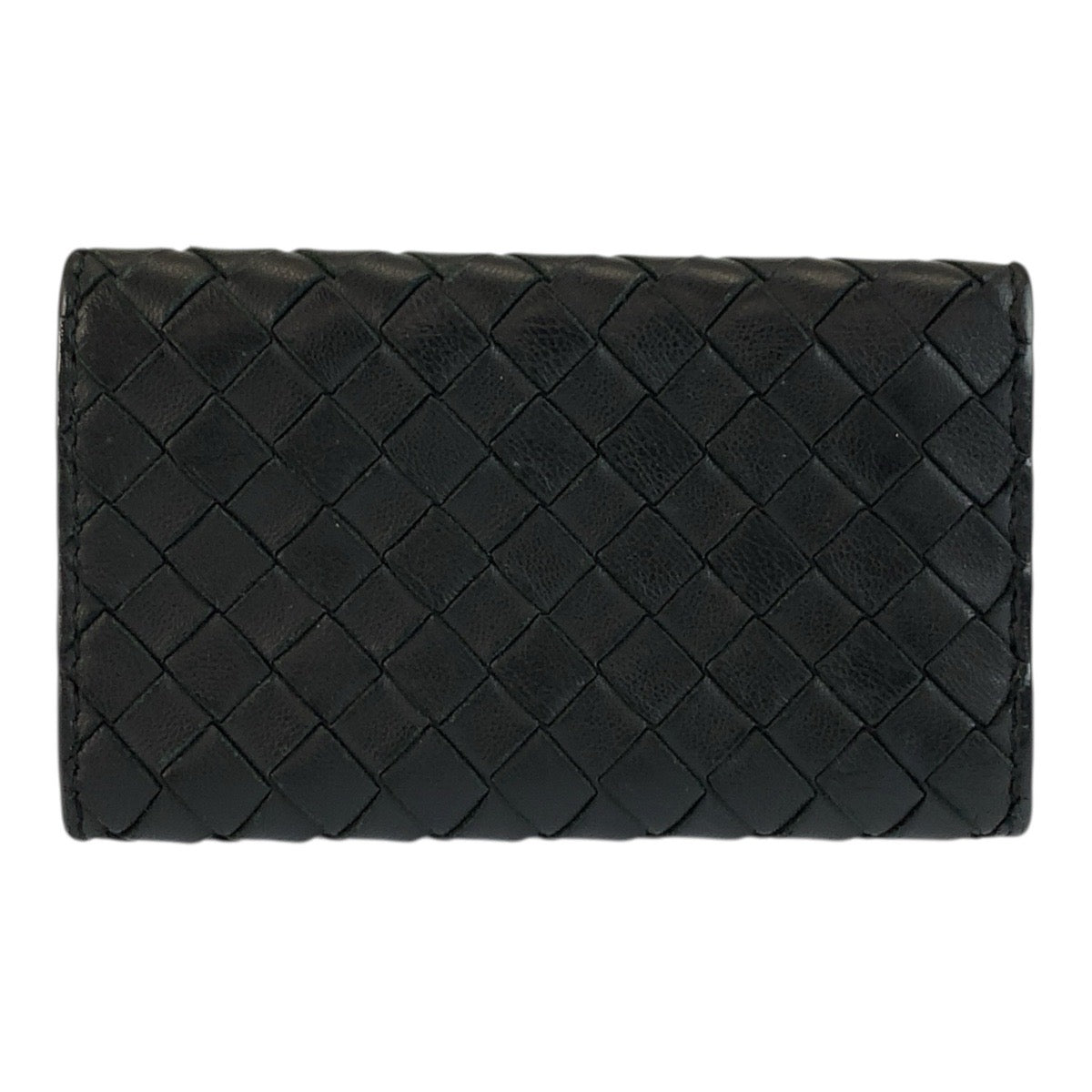 BOTTEGAVENETA ボッテガヴェネタ イントレチャート ブラック 黒 レザー キーケース 6連 メンズ AB11