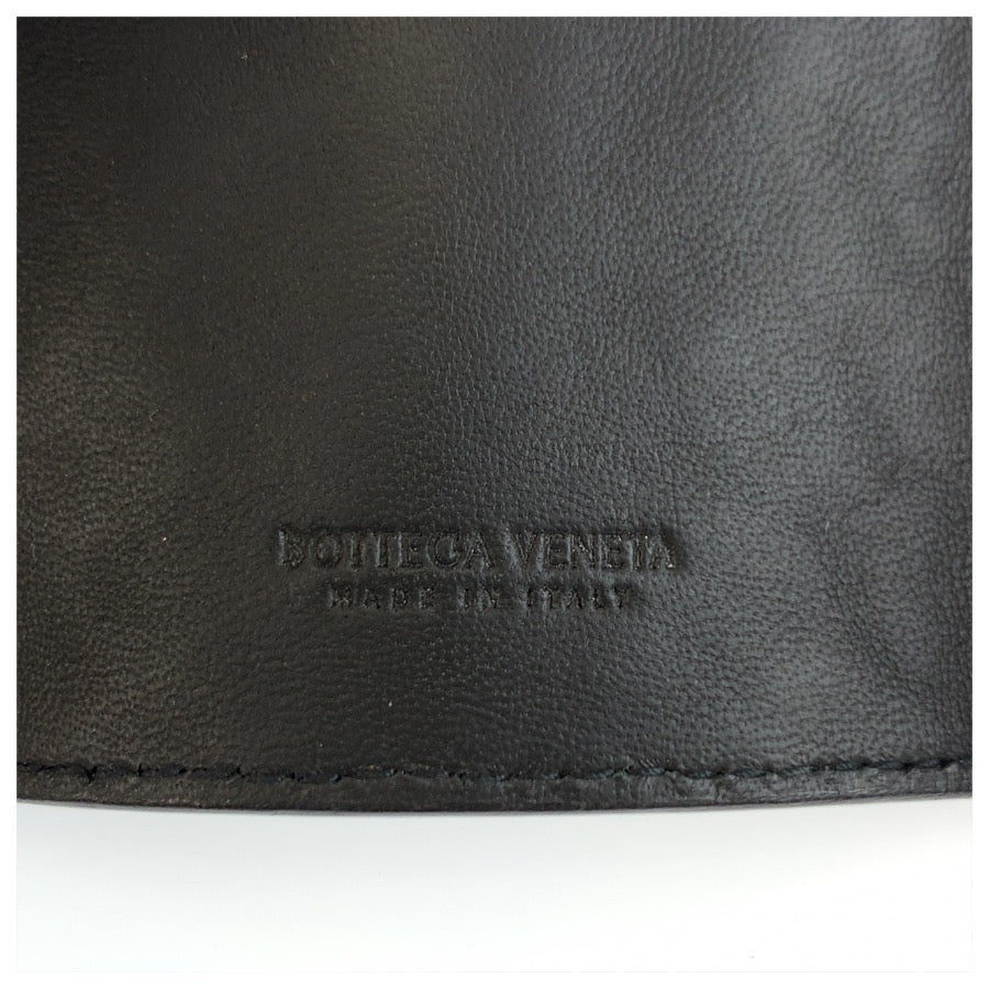 BOTTEGAVENETA ボッテガヴェネタ イントレチャート ブラック 黒 レザー キーケース 6連 メンズ AB11