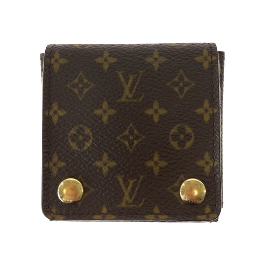 LOUIS VUITTON ルイヴィトン モノグラム ブラウン ゴールド金具 PVC / スウェード ポーチ アクセサリーケース ジュエリーケース レディース ABP21