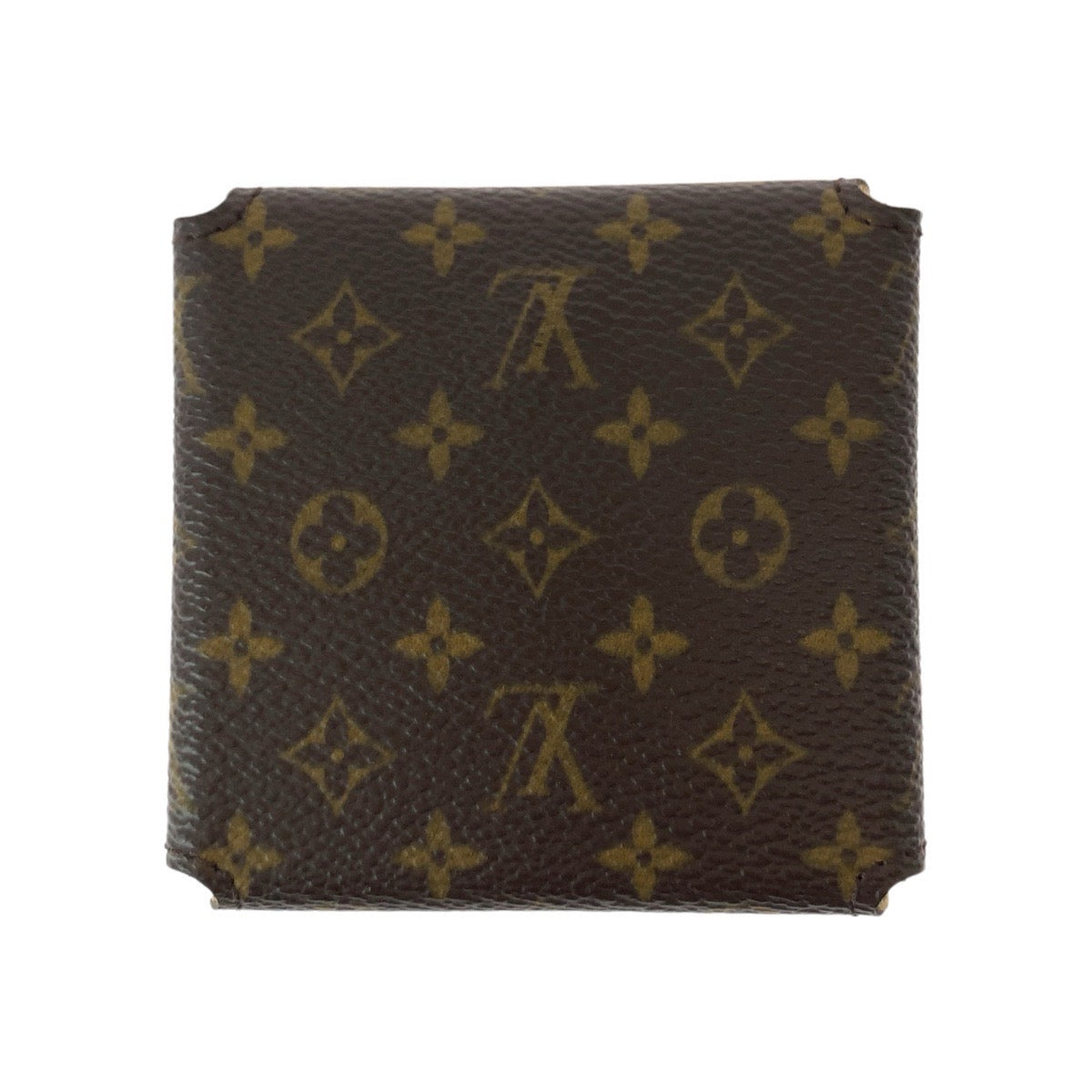 LOUIS VUITTON ルイヴィトン モノグラム ブラウン ゴールド金具 PVC / スウェード ポーチ アクセサリーケース ジュエリーケース レディース ABP21